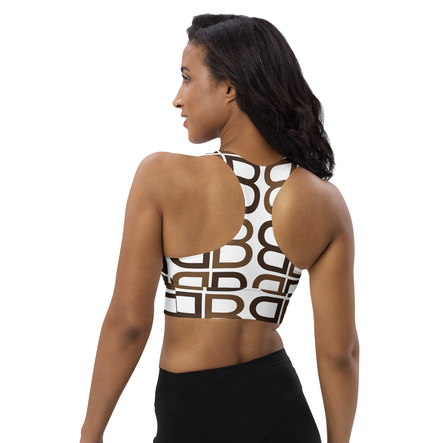 Longline sports bra